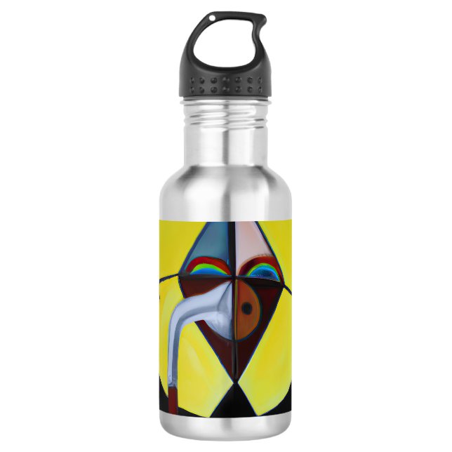 Bouteille D'eau Le docteur de la peste - Peinture à l'huile (Devant)