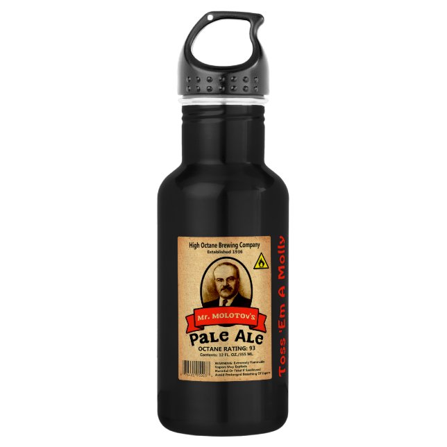 Bouteille D'eau Le Étiquette Pale Ale de M. Molotov (Devant)