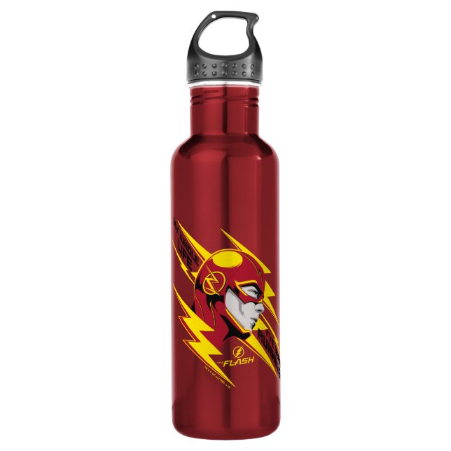 Bouteille D'eau Le Flash | Toute ma vie j'ai couru (Devant)