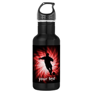Bouteille D'eau Le football ; rouge
