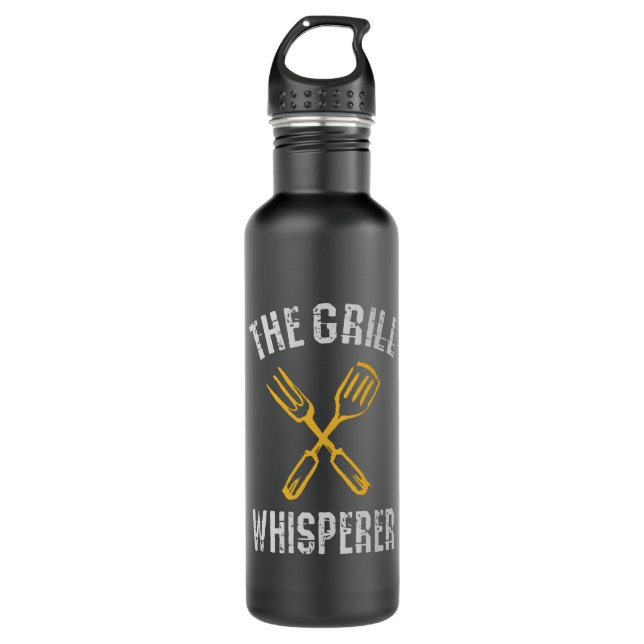 Bouteille D'eau Le Grill Whisperer (Devant)