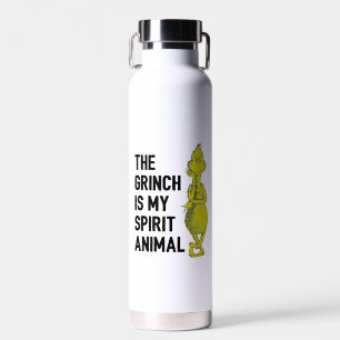 Bouteille D'eau Le Grinch est mon Animal Spirituel
