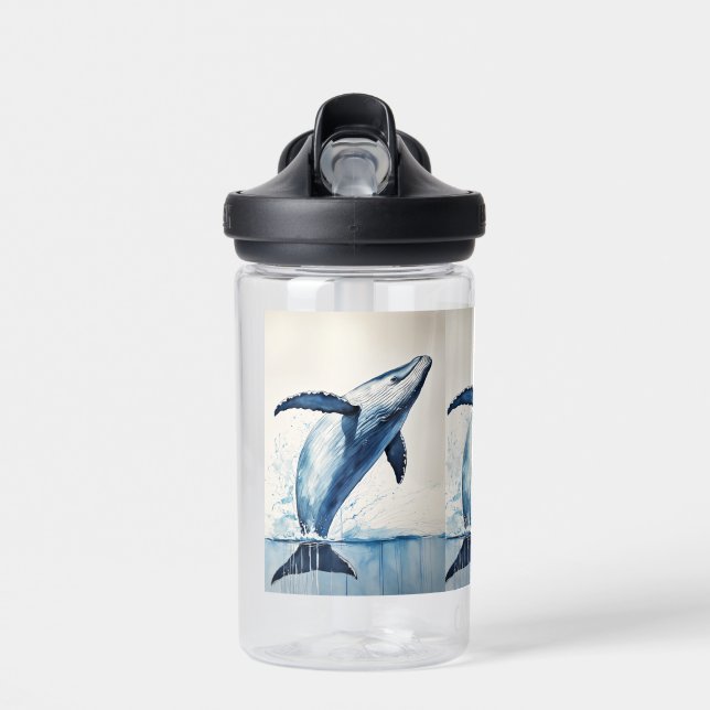 Bouteille D'eau Le Majestic Blue Whale (Avant)