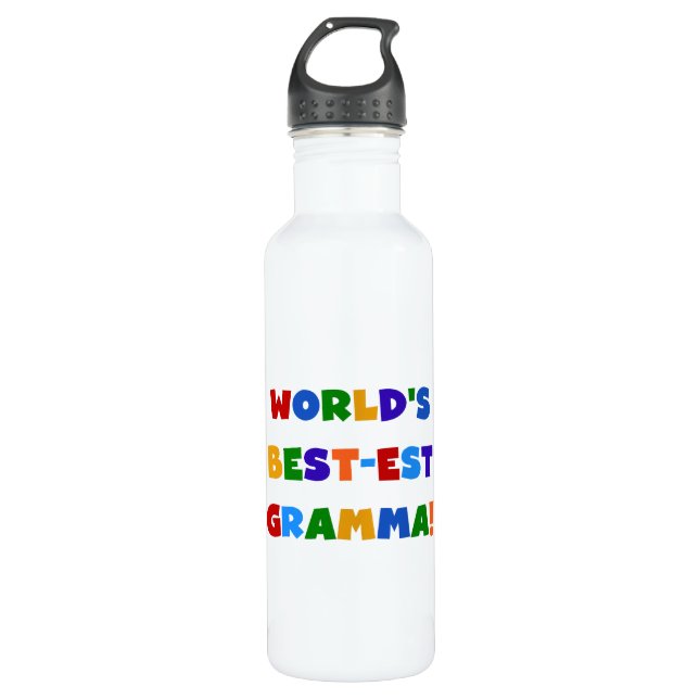 Bouteille D'eau Le meilleur mamma du monde (Devant)