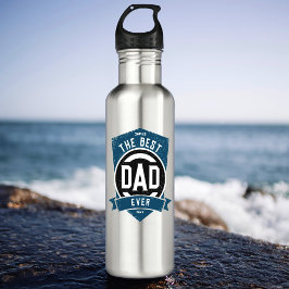 Bouteille D'eau Le meilleur papa jamais moderne cadeau de Fête des