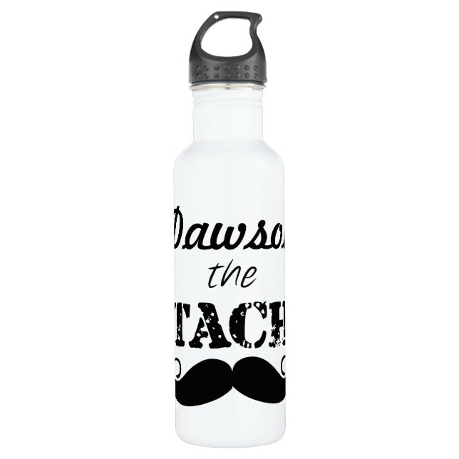 Bouteille D'eau Le Motif de la moustache Stache (Devant)