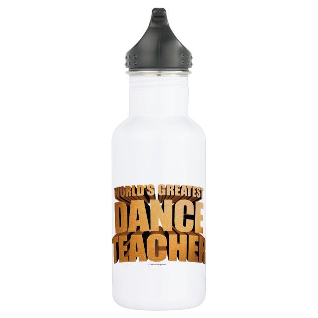 Bouteille D'eau Le plus grand professeur de danse du monde (Droite)