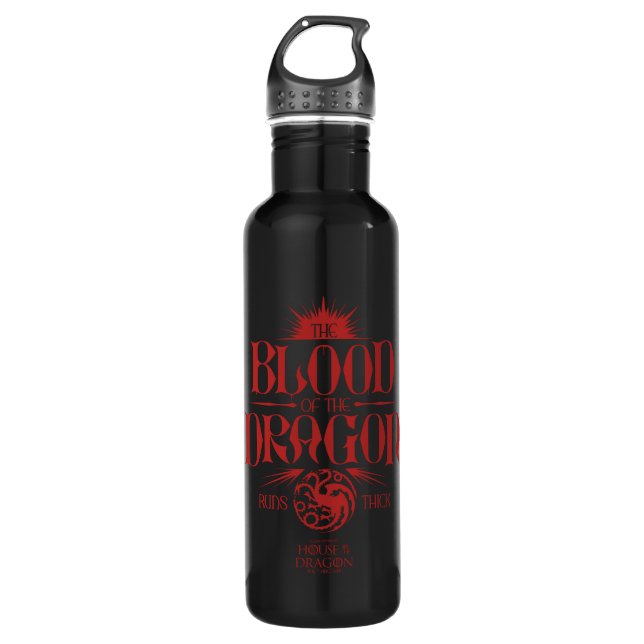 Bouteille D'eau Le sang du dragon tourne épais (Devant)