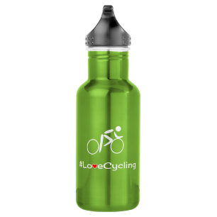 Bouteille D'eau Le slogan cycliste de Love cyclist