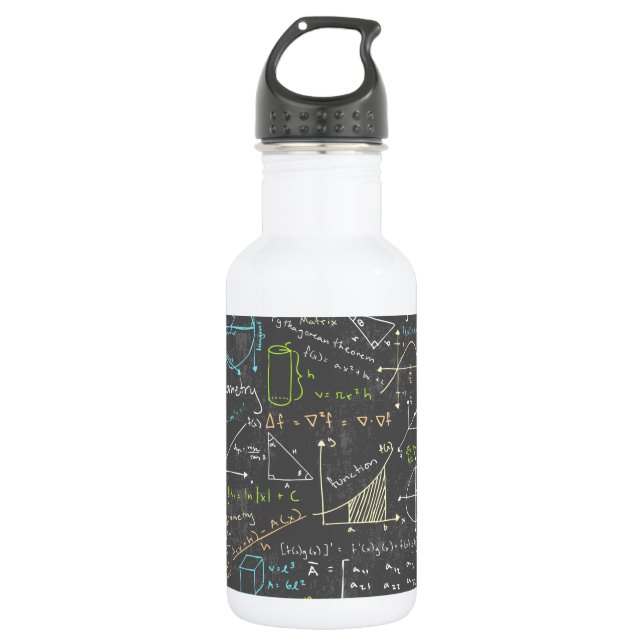 Bouteille D'eau Leçons de mathématiques (Devant)