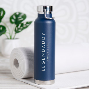 Bouteille D'eau Legendaddy pour légendaire papas simple minimalist
