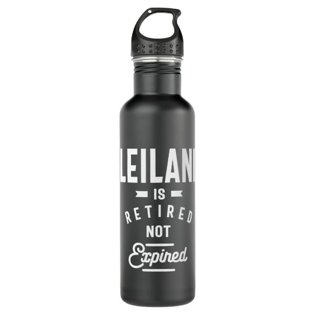 Bouteille D'eau Leilani Nom personnalisé Anniversaire Cadeau (Devant)
