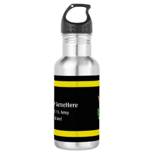 Bouteille D'eau L'emblème de la Défense de l'Armée militaire perso