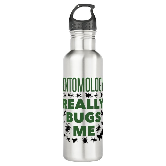 Bouteille D'eau L'Entomologie me bogue vraiment Entomologiste drôl (Devant)