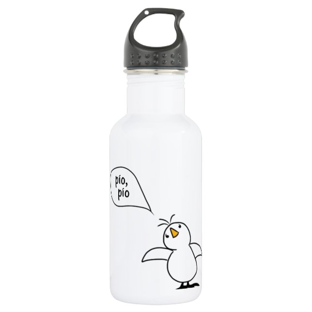 Bouteille D'eau Les animaux parlent espagnol aussi ! (Devant)