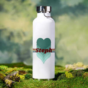 Bouteille D'eau les années 70 Sticker Retro Rainbow Stripes Inspir