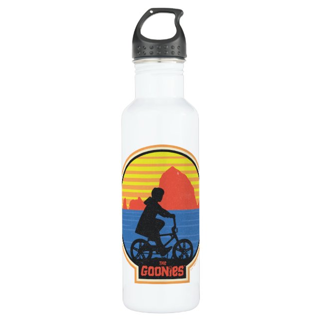 Bouteille D'eau Les Goonies Retro Mikey équitation Vélo Graphique (Devant)