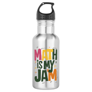Bouteille D'eau Les maths funky sont mon truc, premier jour de ren