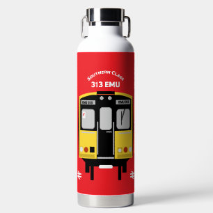Bouteille D'eau Les passionnés de train ferroviaire britannique