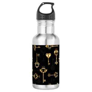 Bouteille D'eau Les Patters de Seamless avec Golden Keys