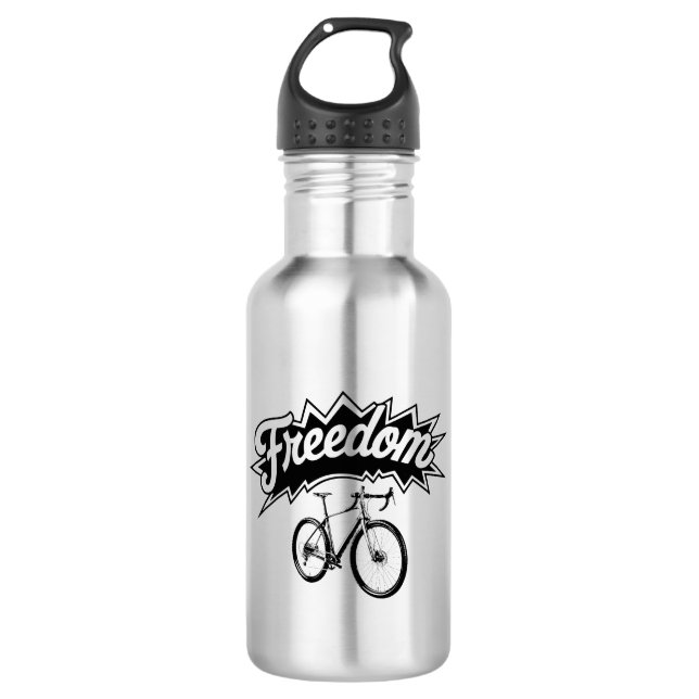 Bouteille D'eau Les vélos sont la liberté (Devant)