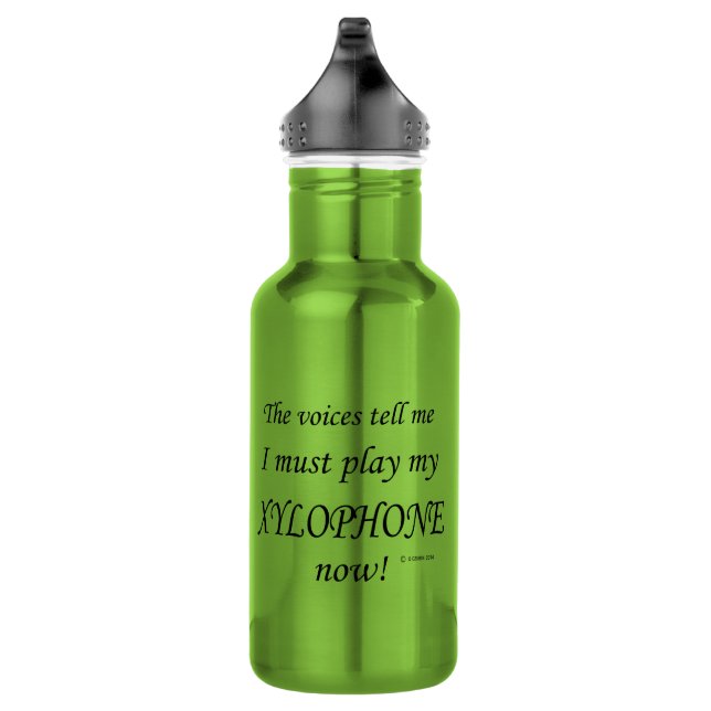 Bouteille D'eau Les voix de Xylophone disent qu'il faut jouer (Droite)