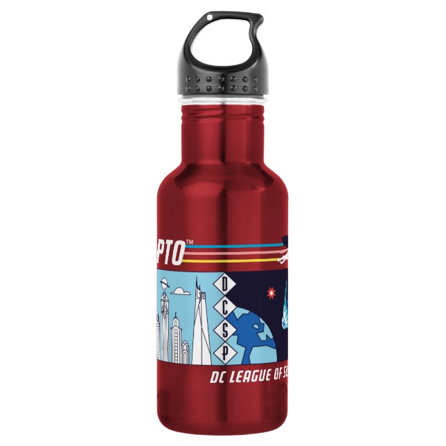 Bouteille D'eau L'espace extra-atmosphérique de Krypto vers la mét (Devant)