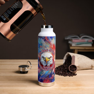 Bouteille D'eau L'esprit de 1776, 2026 l'aigle rouge de feu d'Amér