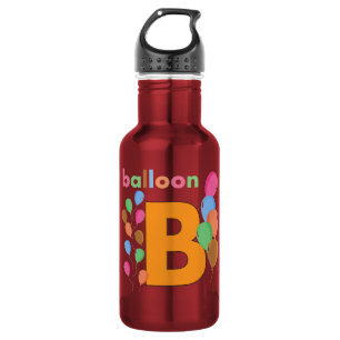BOUTEILLE D'EAU LETTRE BALLON B