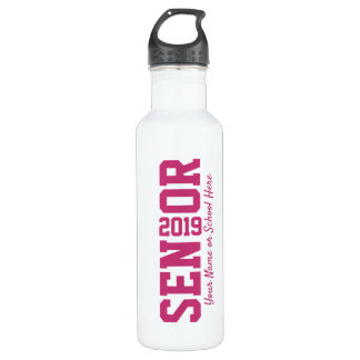 Bouteille D'eau LETTRE CHÂTEAU GRAPHIQUE GRATUITE DE 2019 Pink