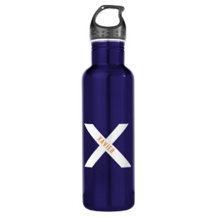 Bouteille D'eau Lettre de nom initial personnalisée X Unique moder