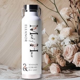 Bouteille D'eau LETTRE Mariage BOHON FLEUVE Neutre HOMME D'Honneur