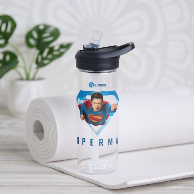 Bouteille D'eau L'homme de l'acier en vol (Yoga)