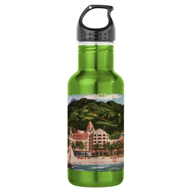 Bouteille D'eau L'hôtel Royal Hawaiian (Devant)