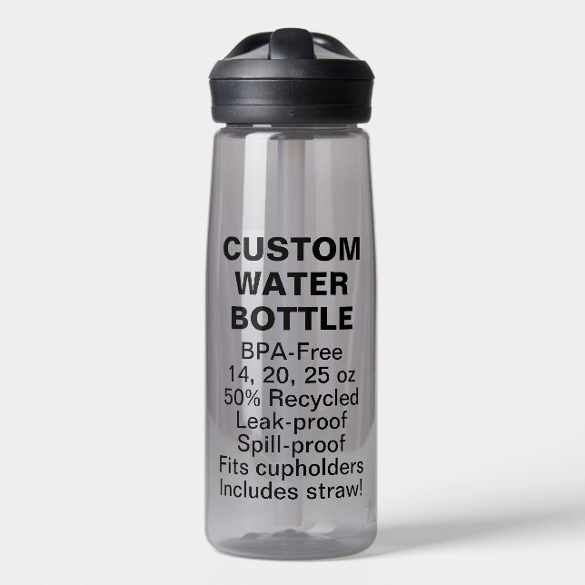 Bouteille d'eau libre BPA 25oz CHARCOAL GRAY (Avant)
