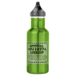 Bouteille D'eau Licence Concertina