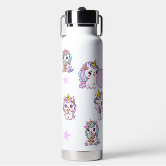 Bouteille D'eau Licorne Mignonne Personnalisée