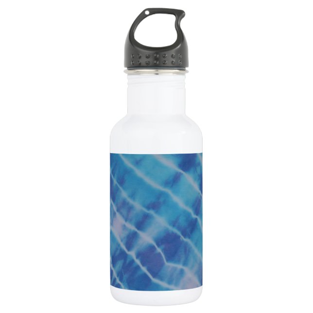 Bouteille D'eau Lignes de réflexion des onduleurs d'eau Tie Dye (Devant)