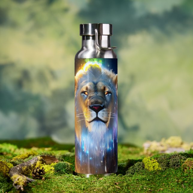 Bouteille D'eau Lion cosmique (Extérieur)