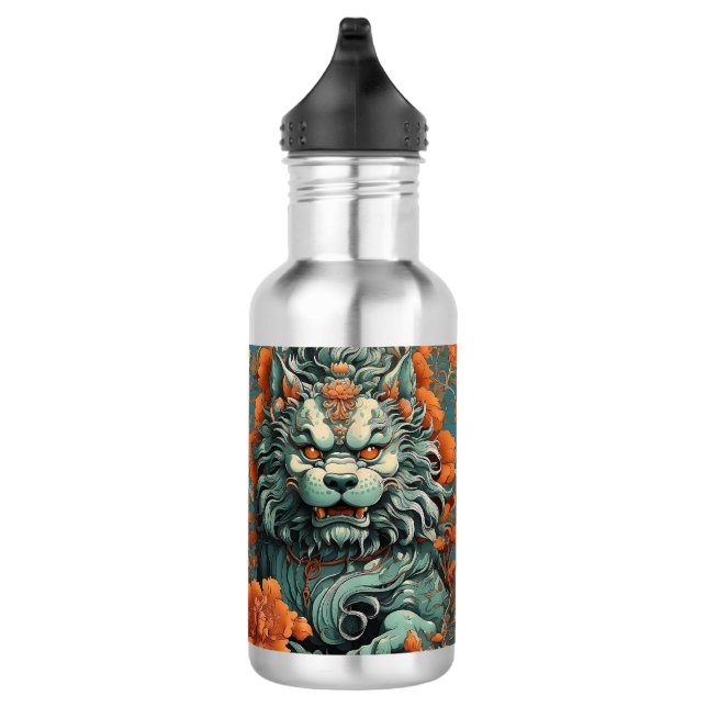 Bouteille D'eau Lion de la grippe de la sagesse (Droite)
