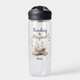 Bouteille D'eau Lire est Magique Livre Amateurs Citer tendance Whi