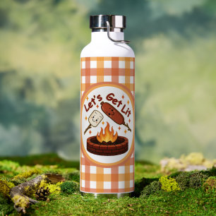 Bouteille D'eau Lit Firepit - mignon Marshmallow & Hot Dog