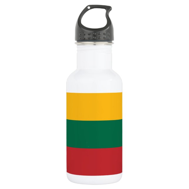 Bouteille D'eau Lituanie Drapeau Liberty Bottle (Devant)