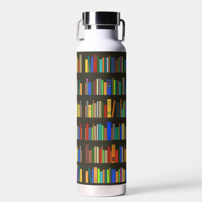 Bouteille D'eau Livres Librairies Thor Cuivre Vacuum Isolé (Avant)