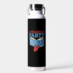 Bouteille D'eau Livres - The Librarian Party Book Lover Cadeau