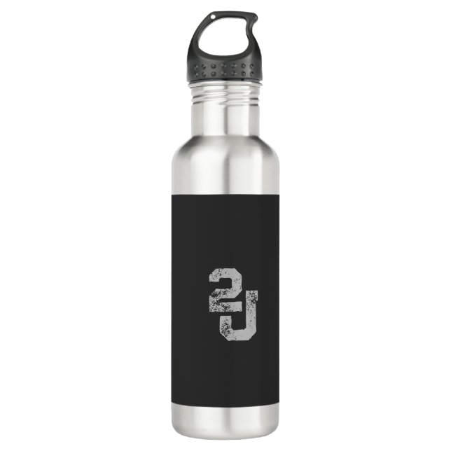 Bouteille D'eau Logo '2J' (Devant)