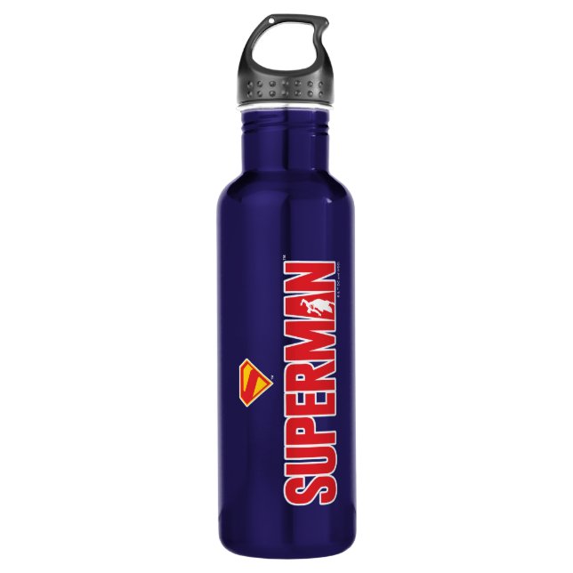 Bouteille D'eau Logo classique Superman Bold (Devant)