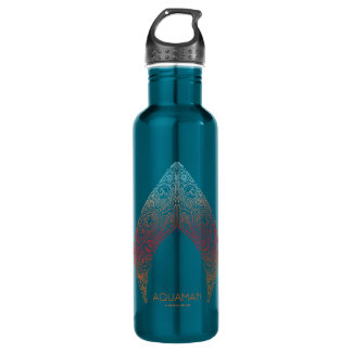 Bouteille D'eau Logo d'Aquaman | Paisley Aquaman