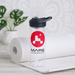 Bouteille D'eau Logo de la NASA Mars Perseverance Rover Clear 20 o
