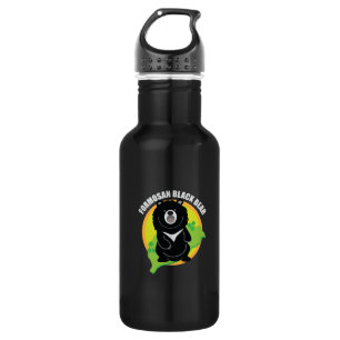 Bouteille D'eau Logo de l'ours noir de Taïwan
